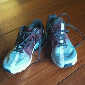 Cloud tech, swiss engineered, athletic running shoes